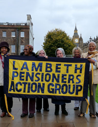 lambeth pensioners demo